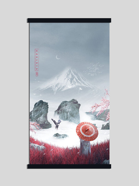 Scarlet Elegance - Wall Scroll