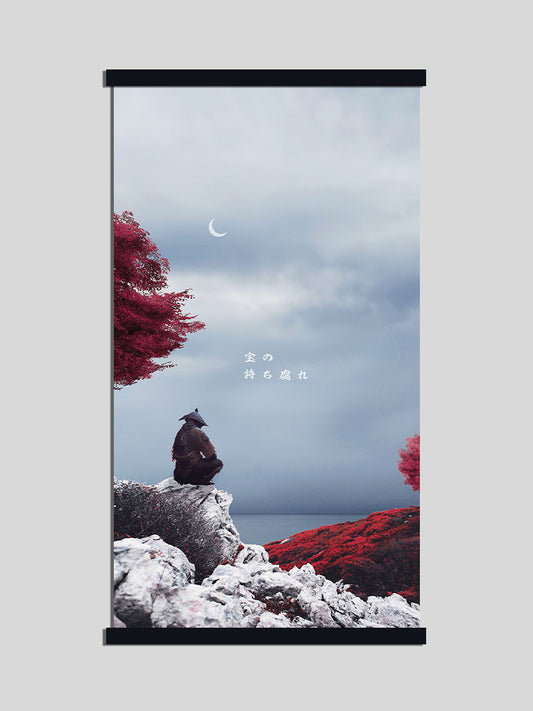 Contemplation - Wall Scroll