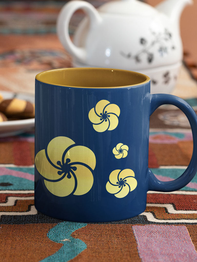 golden sakura decals on mug sakura sticker pack (7468378390781)