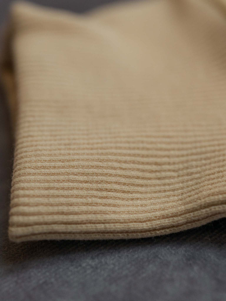 cotton fabric beige hoodie sleeve (7468258001149)