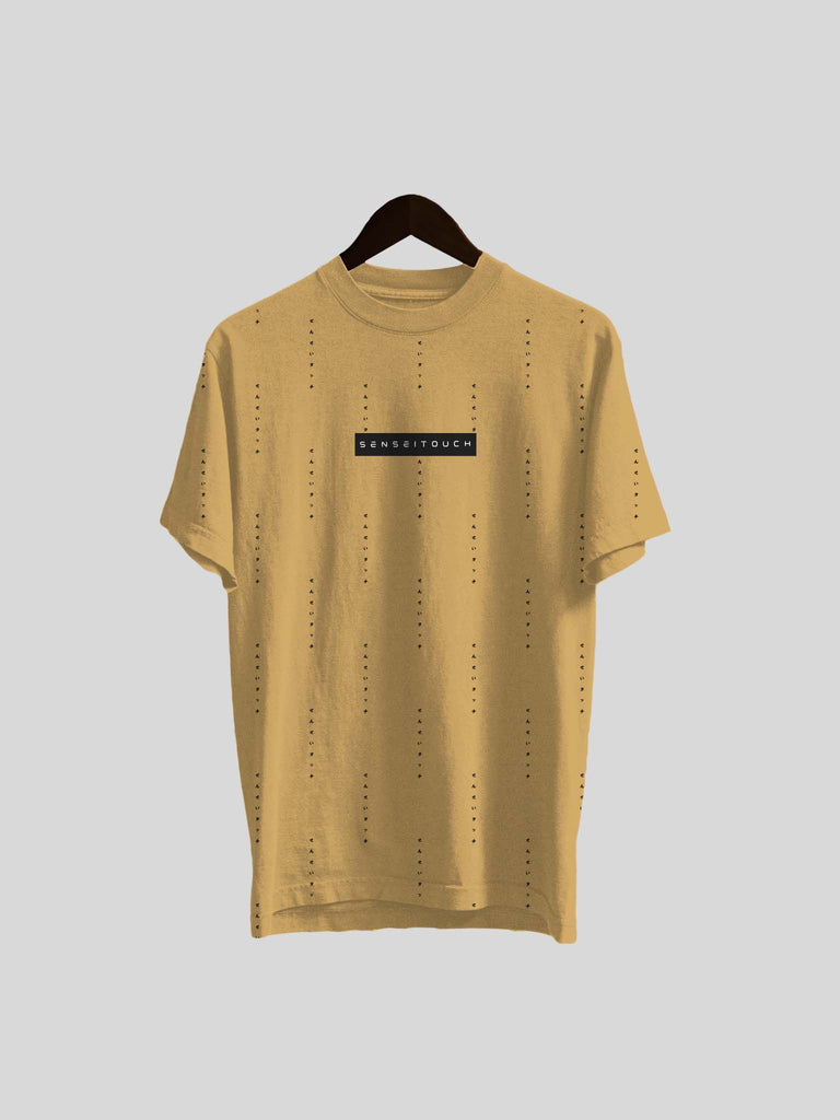 senseitouch pattern shirt beige (7468312625405)