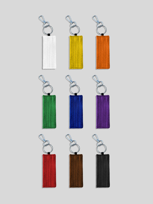 Martial Arts Rank Belt Keychains