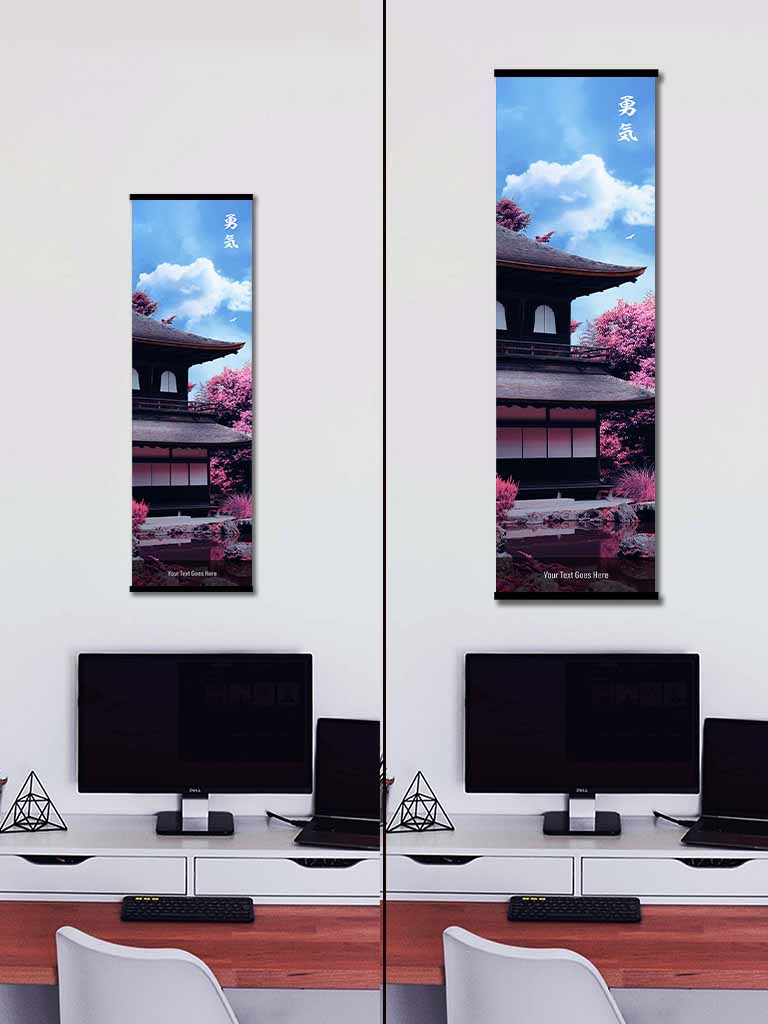 Custom Japanese Text Wall-Scroll - (15+ Designs) (7990191784189)