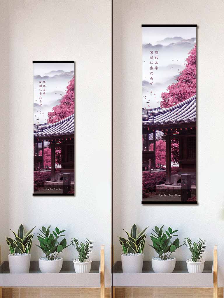 Custom Japanese Text Wall-Scroll - (15+ Designs) (7990191784189)