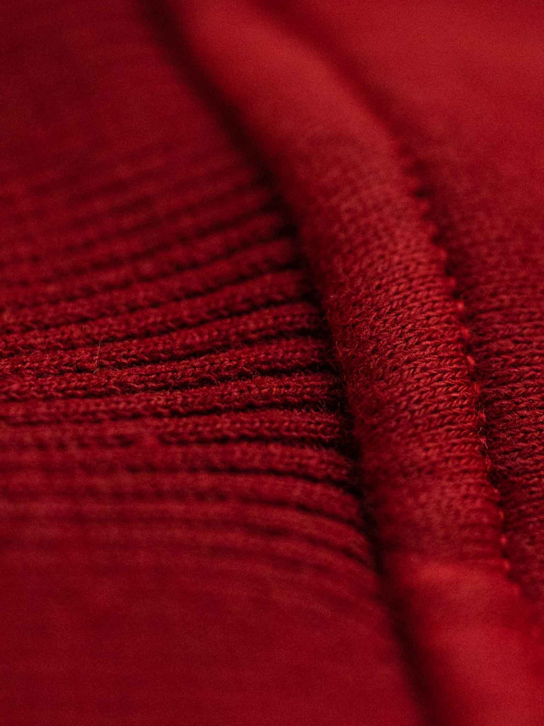 heavy red cotton fabric sleeve (7468258230525)