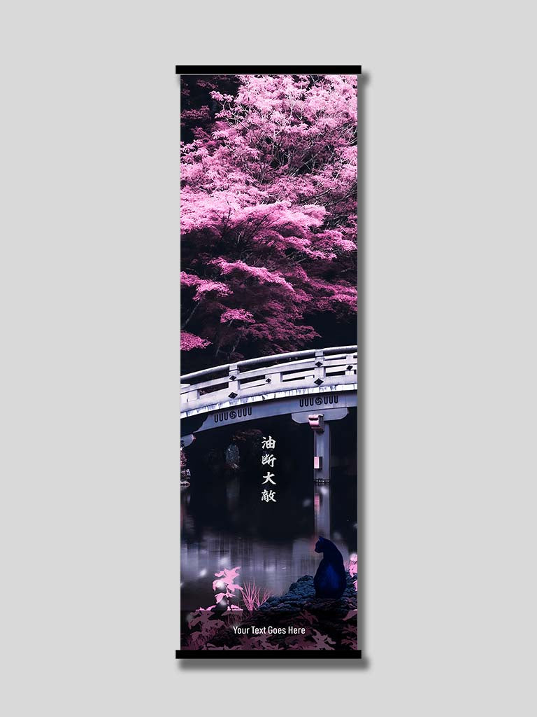 Custom Japanese Text Wall-Scroll - (15+ Designs) (7990191784189)