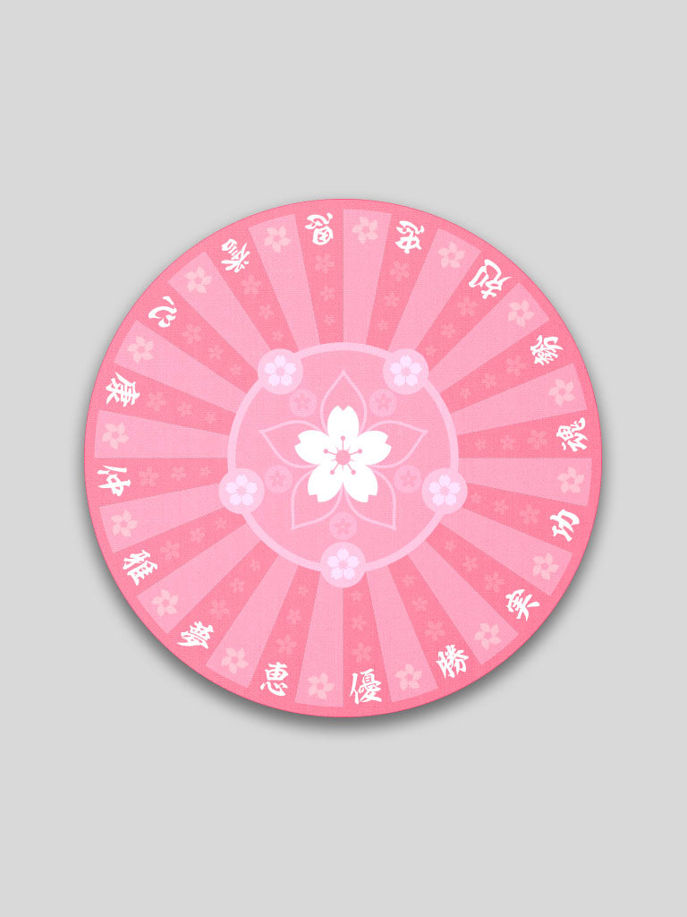 Pink Sakura Gaming Chair Rug Sensei Touch - Main Image