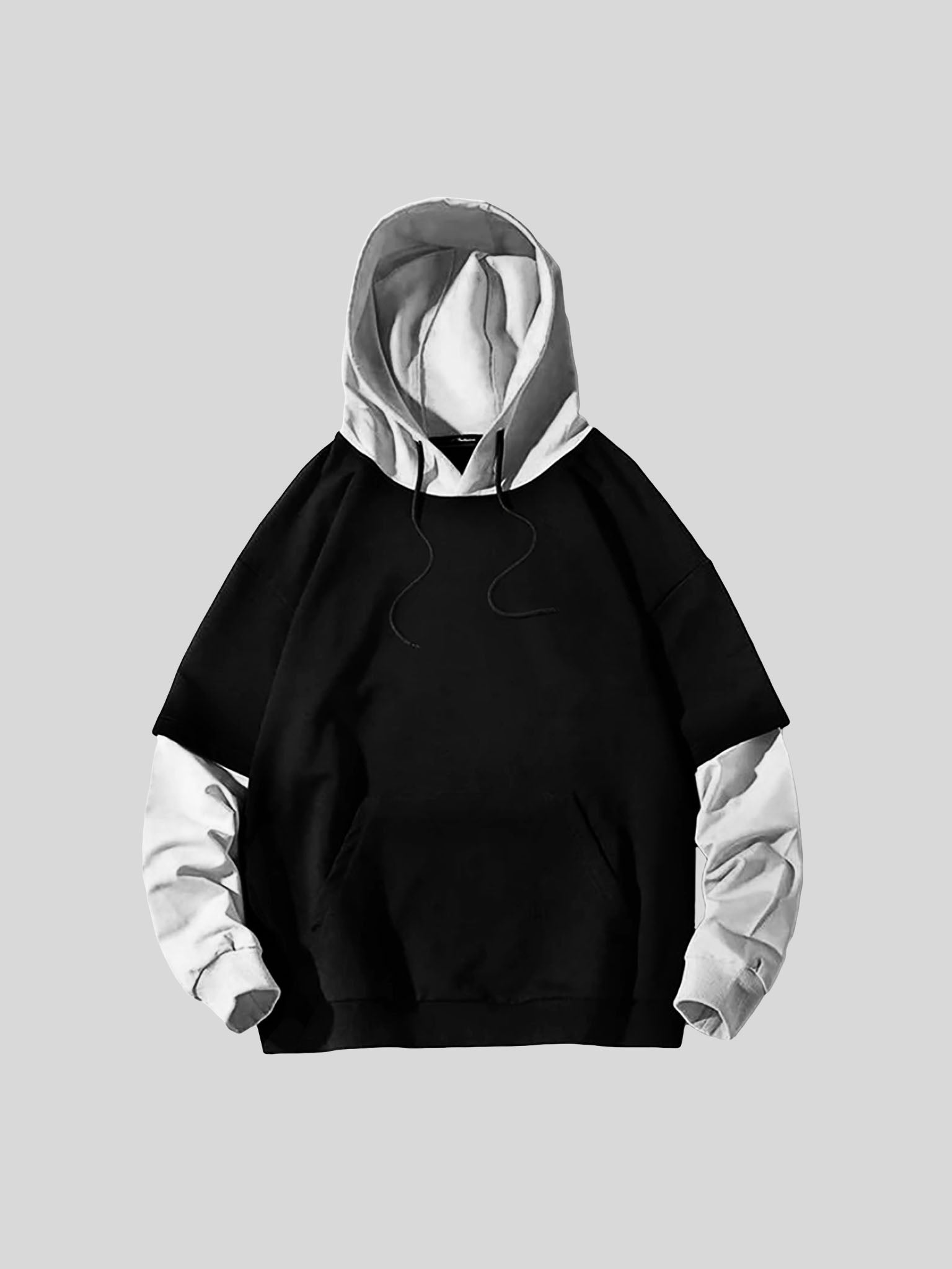 Japanese Streetwear Heavyweight Color Block Hoodie Sensei Touch